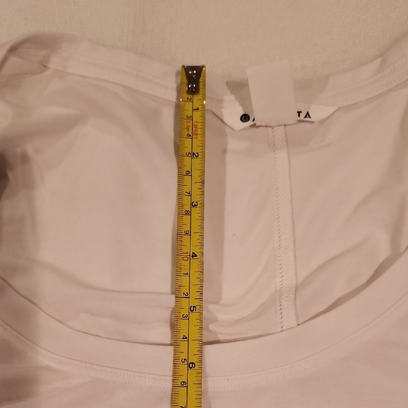 Athleta White Short Sleeve Tee - Picture 8 of 10